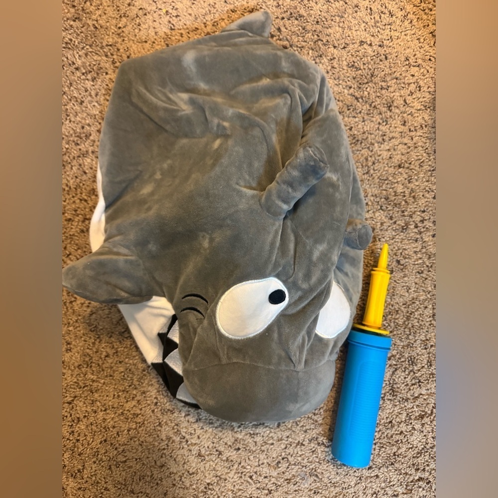 Gray Shark Bouncy Pal with Pump - Picture 1 of 7